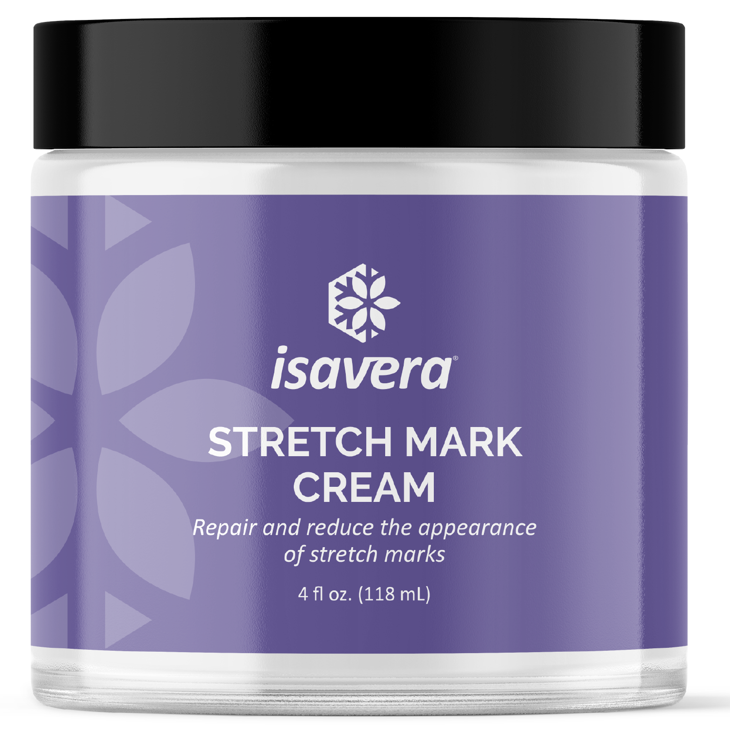 Isavera - Stretch Mark Cream - Rejuvenates and Moisturizes Skin - Can Help Repair and Prevent New Stretch Marks - Made with Elastonyl® and Collaxyl™ - 4 OZ…